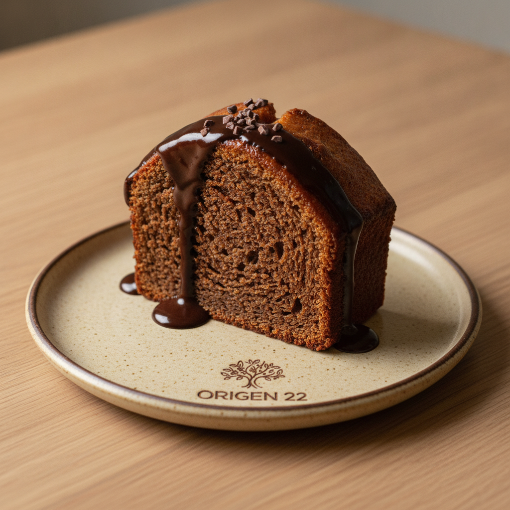 Budín de chocolate picante