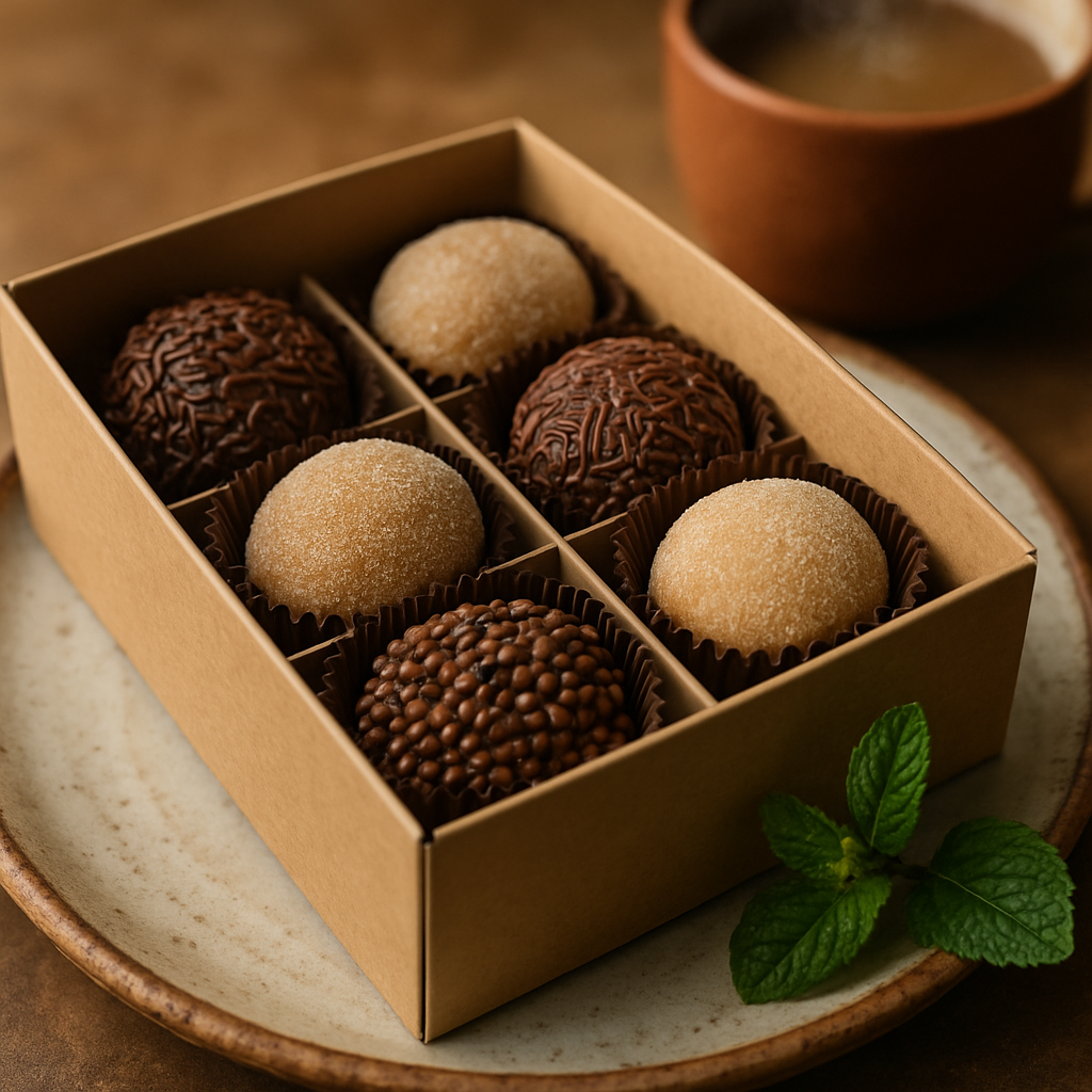 Box brigadeiros x8