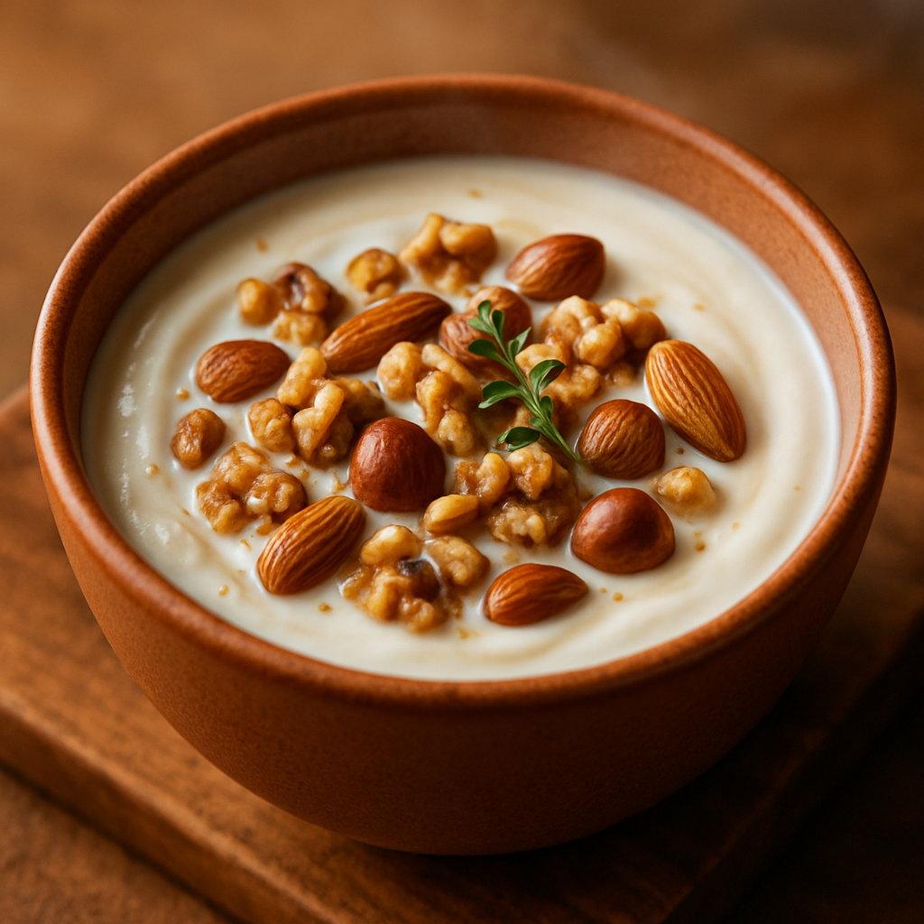 Yogurt con frutos secos