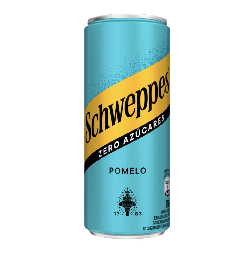 Lata Pomelo schweppes sin azúcares 310ml
